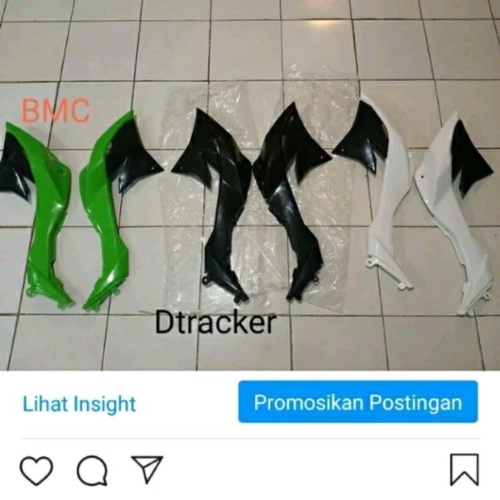 Jual COVER TANGKI DTRACKER 2016 SAYAP TANGKI KLX DTRACKER NEW -B -- CRF150 KLX150 Murah