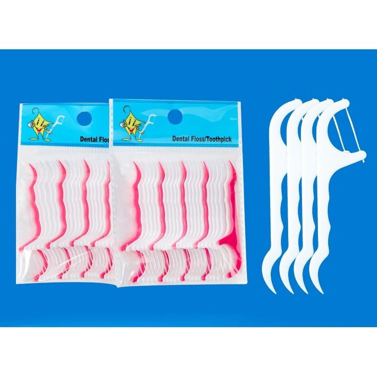 (READY &amp; ORI) Dental Floss Toothpick Tusukan Gigi 25pcs / Set