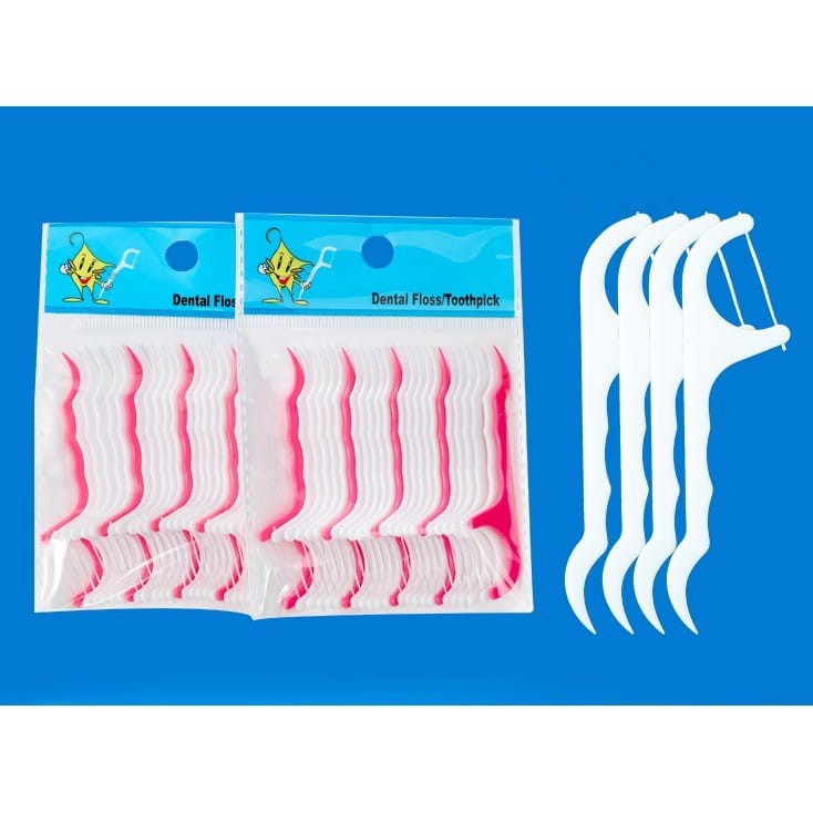 (READY &amp; ORI) Dental Floss Toothpick Tusukan Gigi 25pcs / Set