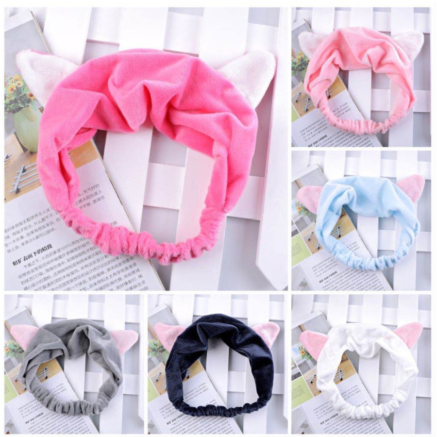 PA PROMO Bando Motif Kuping Hairband Korea Lucu Kucing Bando Headband Rambut Fashion Rajut