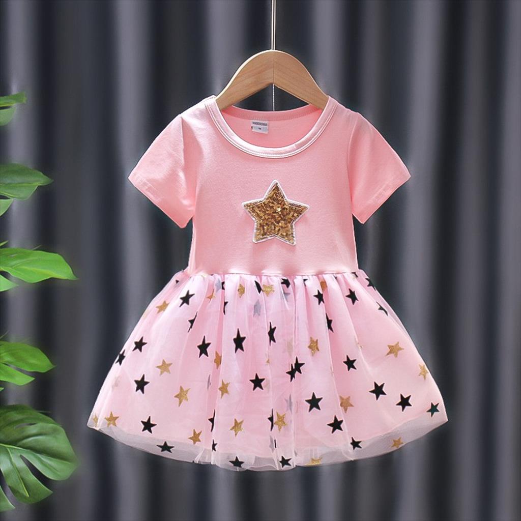 Juragan Junior [COD] Dress BINKY Dress Anak Perempuan Import M-5XL