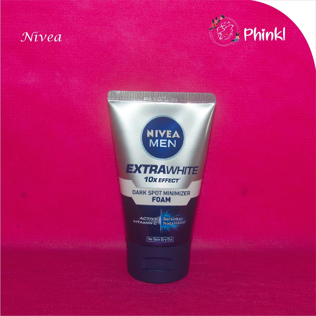 `ღ´ PHINKL `ღ´ Nivea Men facial foam 100ml sabun cuci muka untuk pria mengurangi jerawat pori