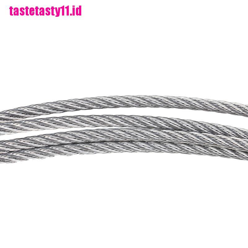 【TTID】5m 304 stainless steel soft wire rope soft fishing lifting cable clothesl