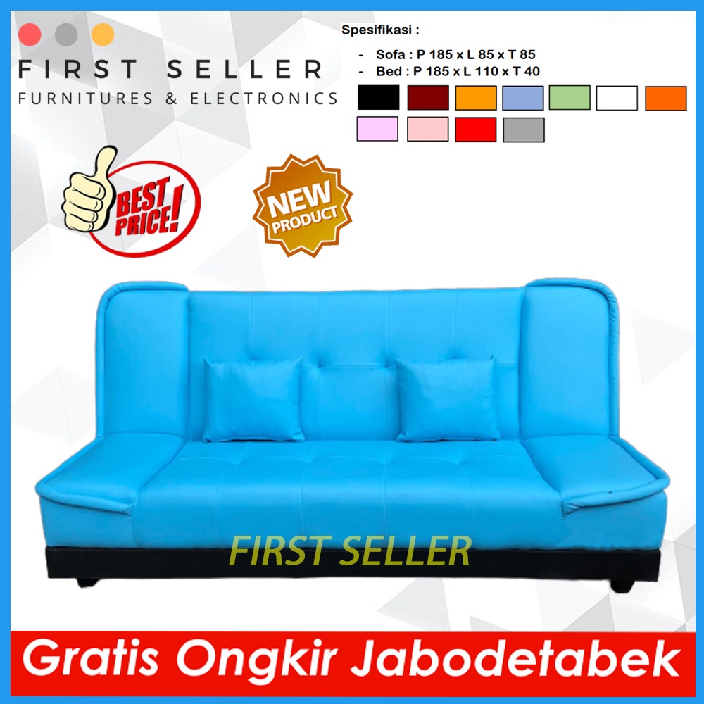 [FREE ONGKIR + BANTAL] SOFA BED RECLINING OSCAR AZALIA EXPORT QUALITY !! 100% TERMURAH!