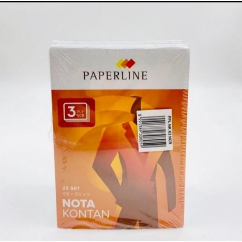 

Nota Kontan/Nota Kecil 3 Ply Paperline