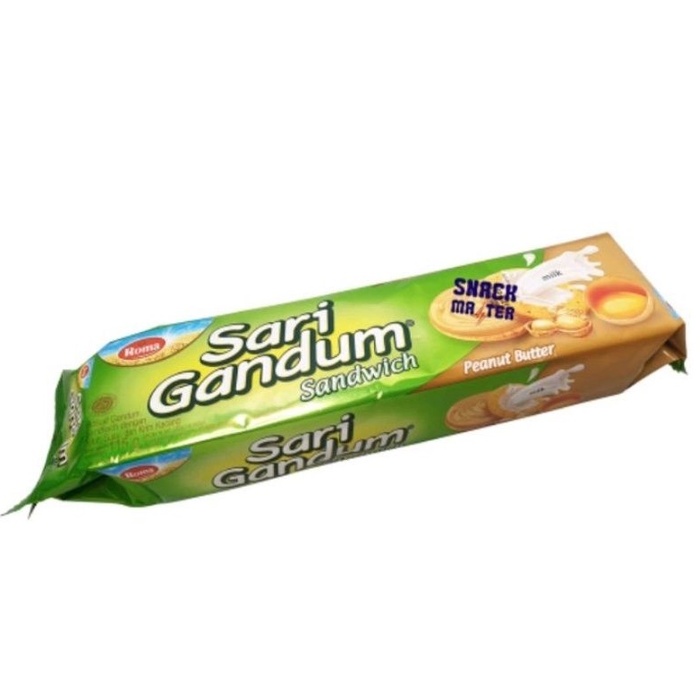 

BISKUIT ROMA SARI GANDUM SANDWICH PEANUT BUTTER 115GR