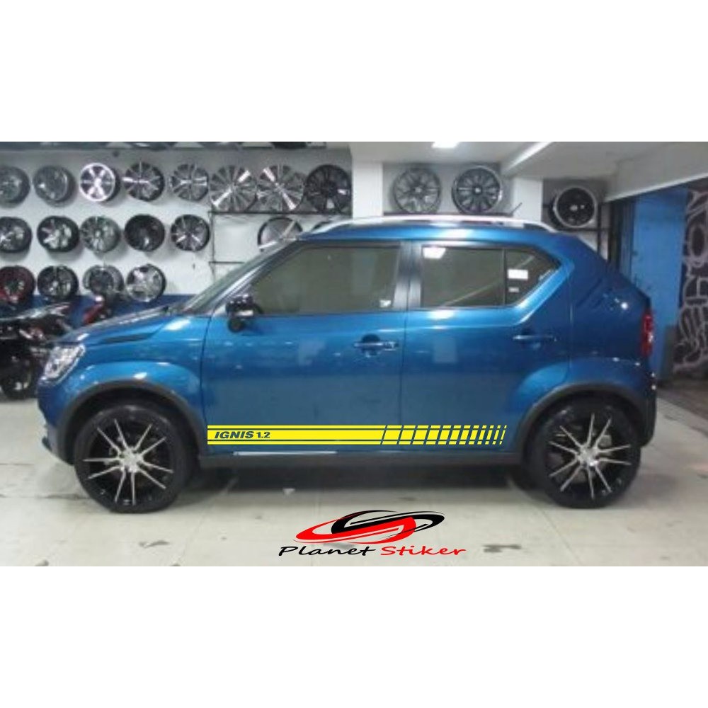 STIKER MOBIL SUZUKI IGNIS CUTTING STIKER MOTIF MANTAB MURAH ISTIMEWA