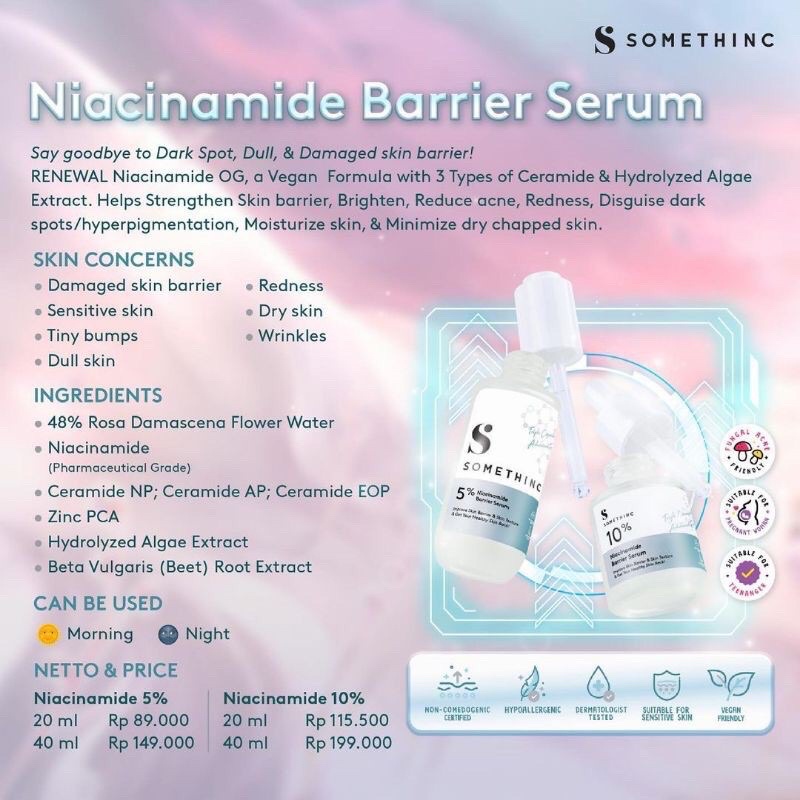 SOMETHINC Niacinamide BARRIER Serum