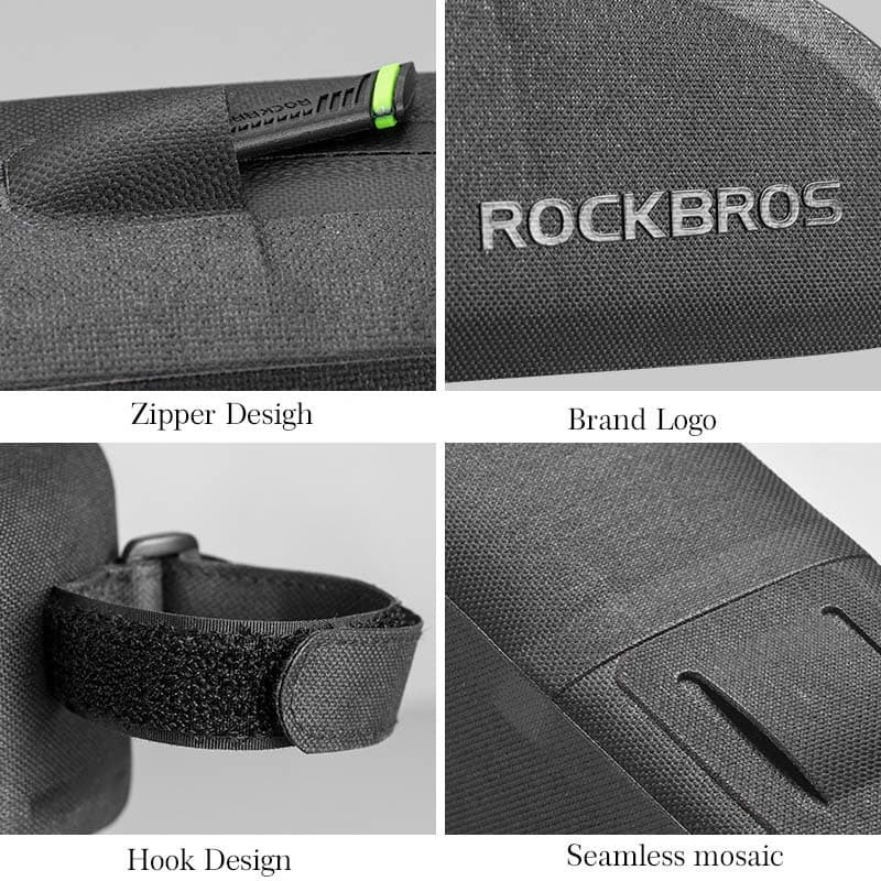 Rockbros Tas Barang Rangka Sadel Sepeda Waterproof Bag - AS-019-1 - Black