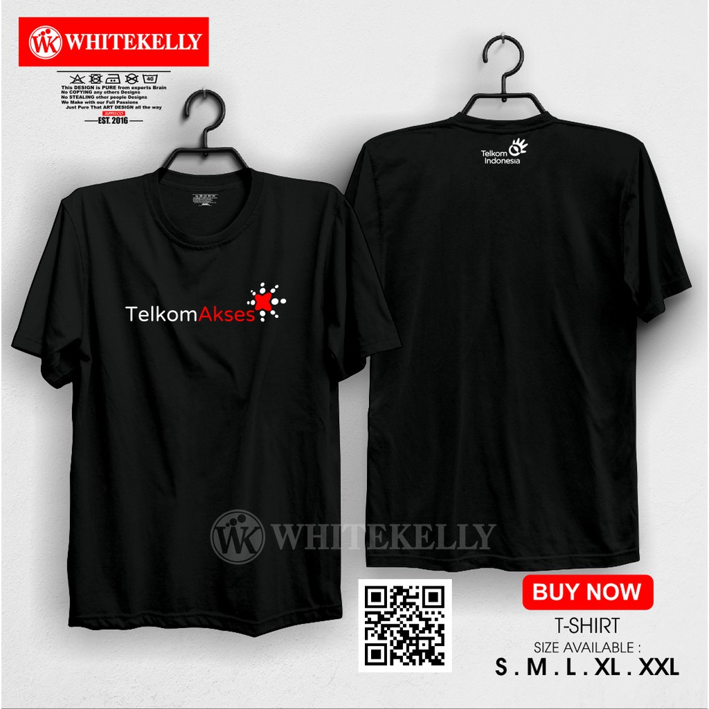  Kaos  Baju  Distro TELKOM AKSES INDONESIA INDIHOME  LOGO 