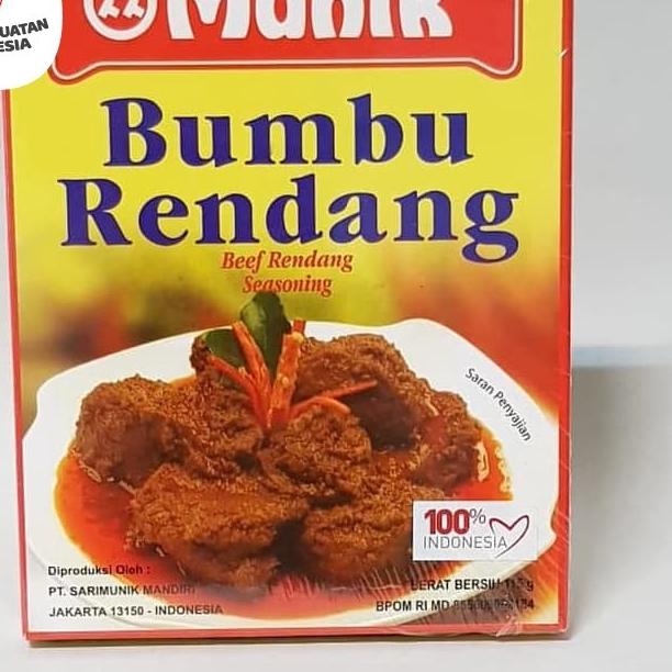 

READY ✅Munik Bumbu Rendang 115 gr|SQ6