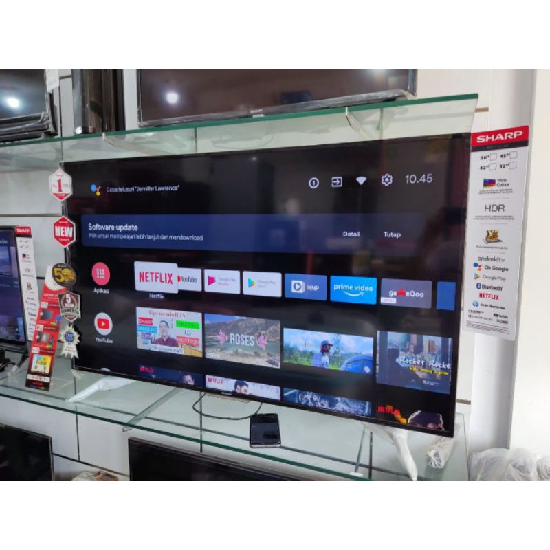 Led tv sharp 50 inch android tv 2t-c50bg1i termurah