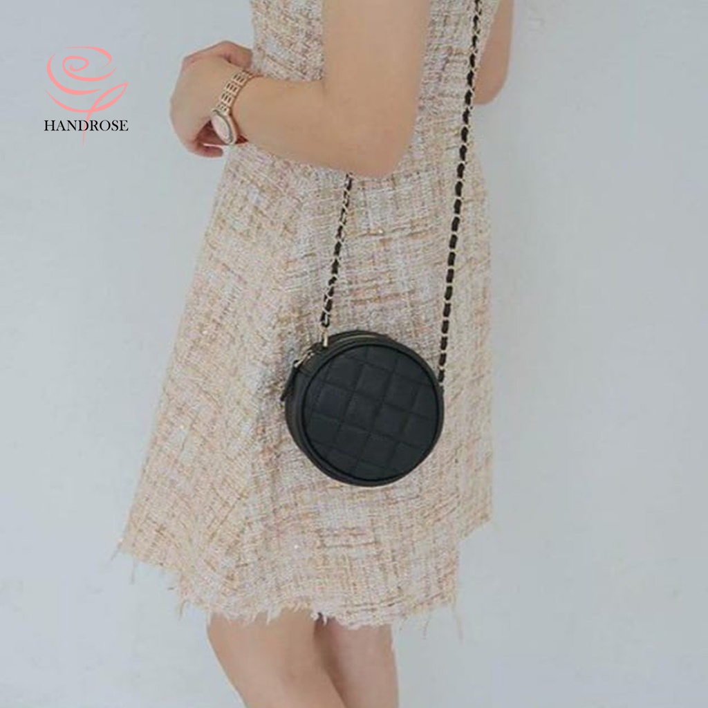 Handrose - Tas Wanita Selempang / Tas Wanita Fashion / Tas Pesta Wanita / Tas Selempang Bulat / Sling Bag / Tas Wanita Terkini / Tas Wanita HR 031