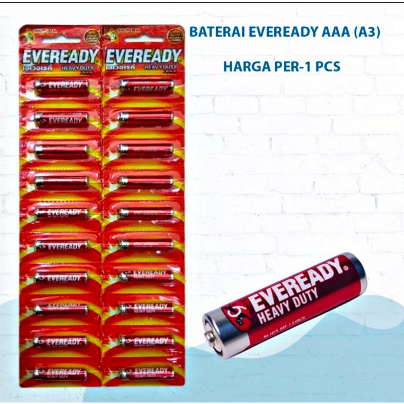 ( Harga Per Pcs ) Batrai AA EVEREADY AA / A2 / Batrai Jam / Batre For Clock