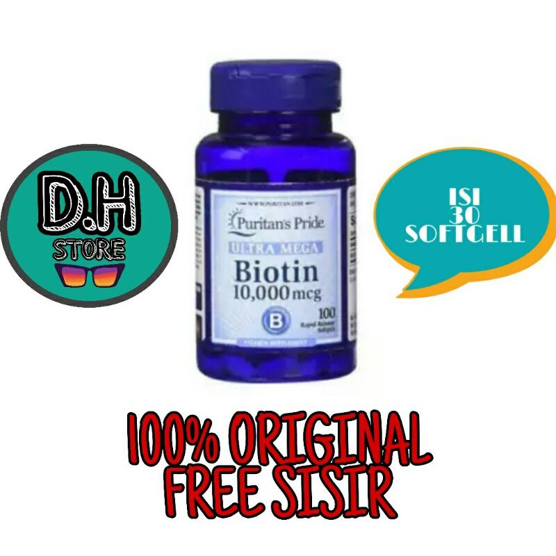 BIOTIN 10000MCG 30SOFTGELL