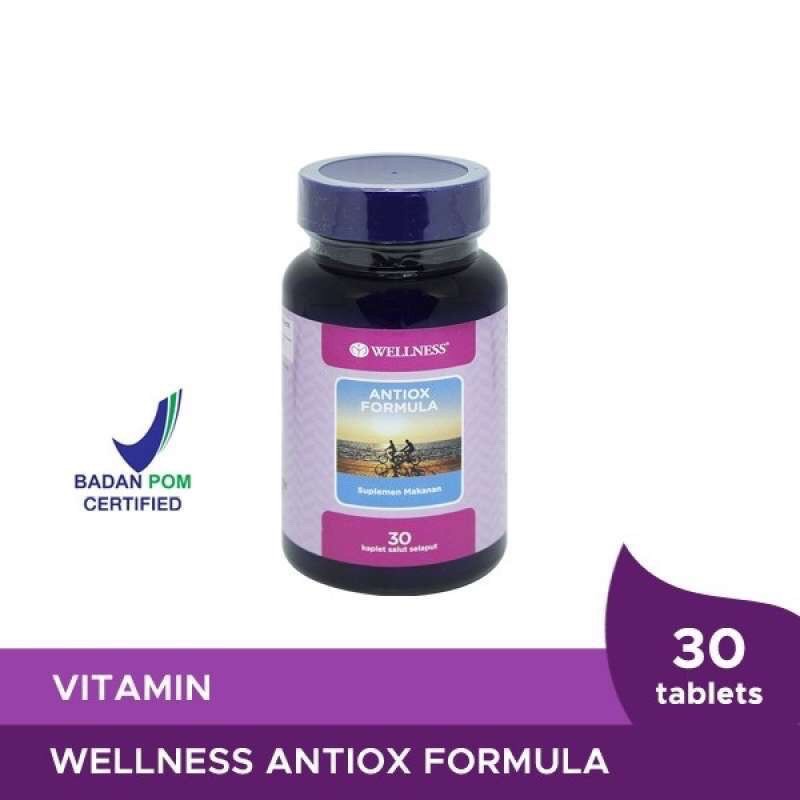 Wellness Antiox Formula Antioksidan Penangkal Radikal Suplemen Kesehatan - Isi 30 Kaplet