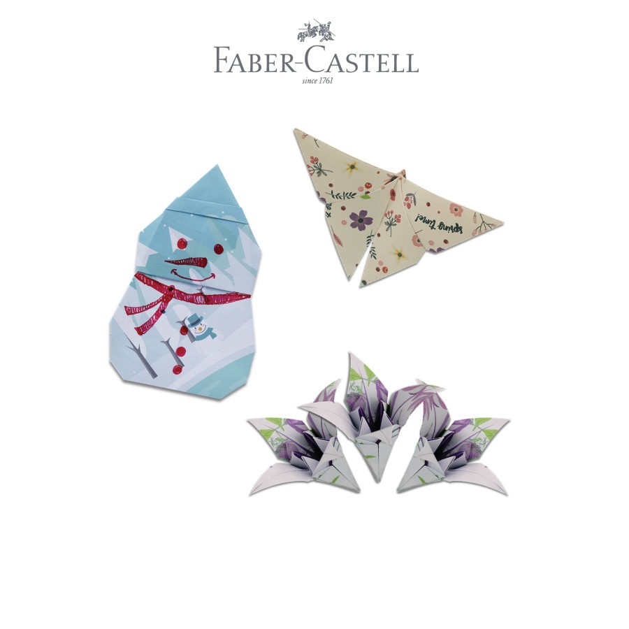 Origami Motif Faber Castell Washi Paper (Semua Ukuran)