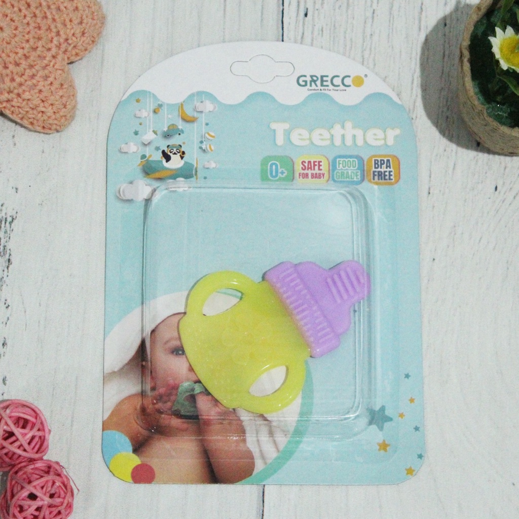 Teether Grab Pita Silicone Baby Silikon Empeng Gigitan Bayi Premium BPA FREE / Bahan Silikon Mainan Edukasi