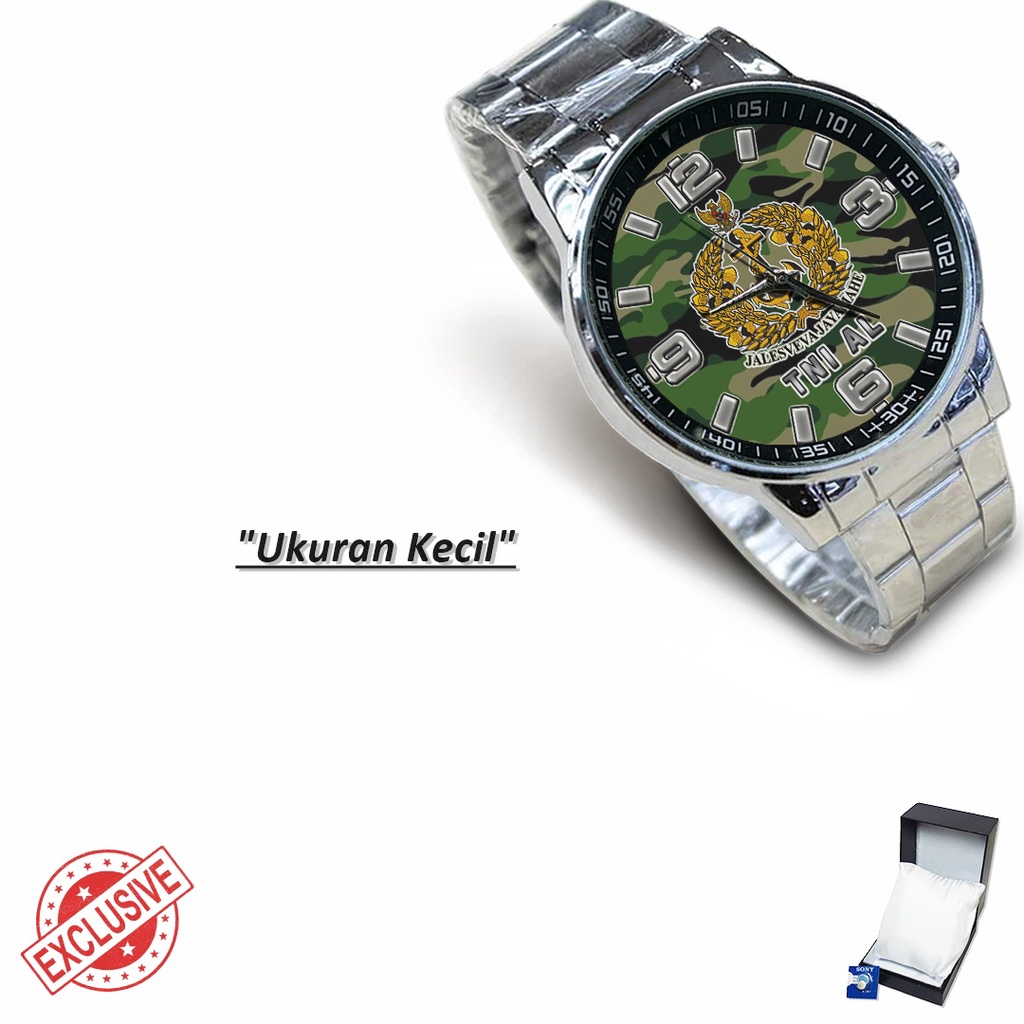 Jam Tangan Rantai Couple ANGKATAN LAUT TNI - 1 (Limited Edition)