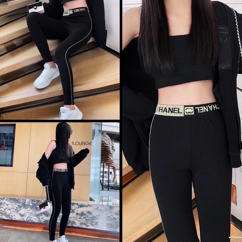 MKS.IMPORTFASHION CELANA LEGING CHANEL PREMIUM