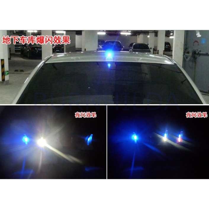 Shark Fin Lampu Solar Mobil Bentuk Sirip Hiu 8 LED mobil motor burnhilda