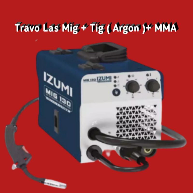 Travo Las Mig + TIG ( Argon ) + MMA + Bonus 1 kg Kawat Las Mig