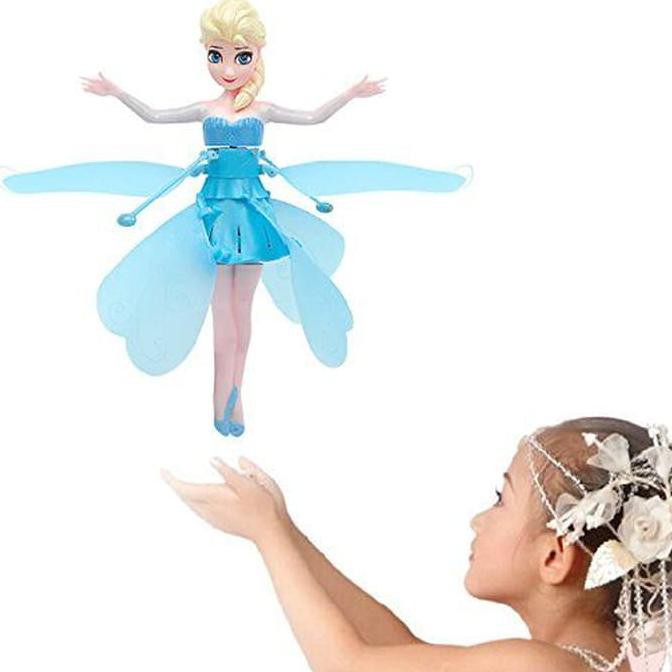 TERBARU  Peri Terbang Flying Fairy Barbie Frozen Minion Toys Magic Dolls