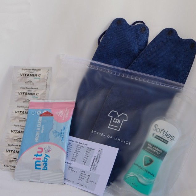 New Normal Antiseptic Travel Pack Theatre Blues from Dokmin - Stay Safe