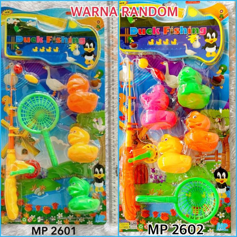 MAINAN MP 2601 & 2602 DUCK FISHING PANCING PANCINGAN SET IKAN BEBEK JALA KAIL UMPAN MANCING MEMANCIN