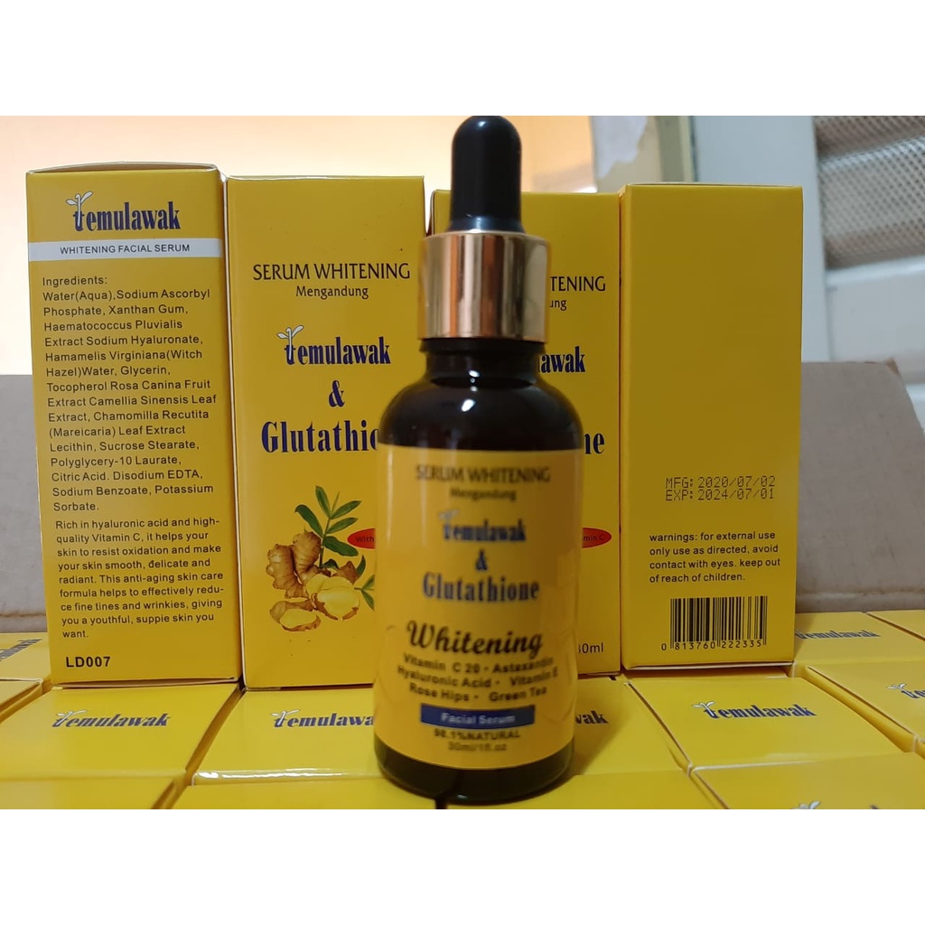 [PERLUSIN] SERUM TEMULAWAK WHITENING FACIAL SERUM ORIGINAL / SERUM TEMULAWAK HANIKU