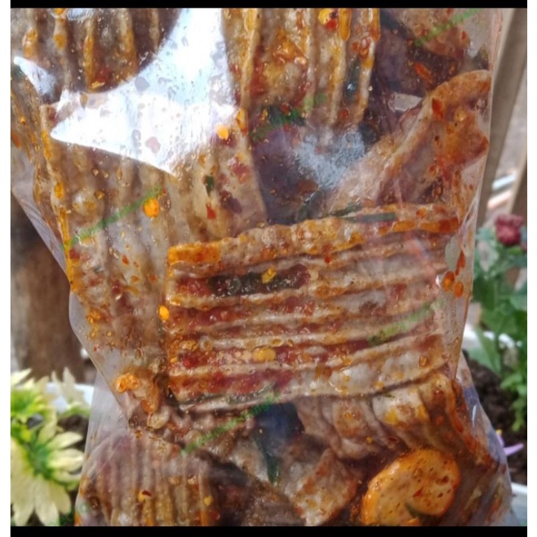 

sebring kerupuk jengkol pedas daun jeruk
