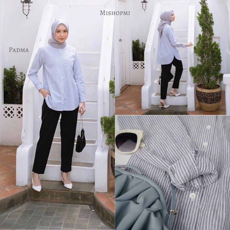 Daily Shirt HL Padma Size M L by Heaven Lights Kemeja