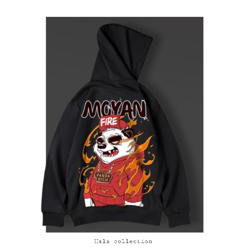 JAKET HOODIE KARAKTER PANDA MOYAN FIRE READY M L XL XXL XXXL XXXXL XXXXXL HOODIE  JUMBO 2XL 3XL 4XL 