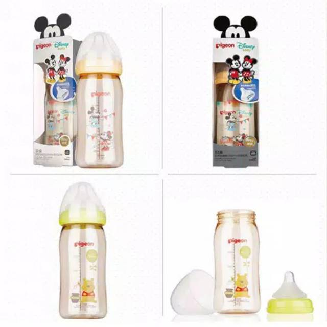 Botol Dot Pigeon Original Disney Japan 240 ml