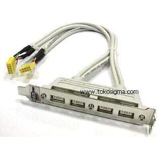 HEADER 4 PORT USB 2.0 TO MAIN BOARD - REAR PANEL PORT USB 2.0 HUB