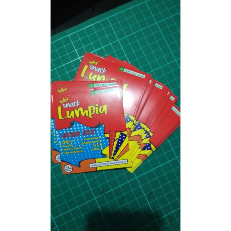 

Stiker | Label Kemasan makanan | Chromo | Vynil