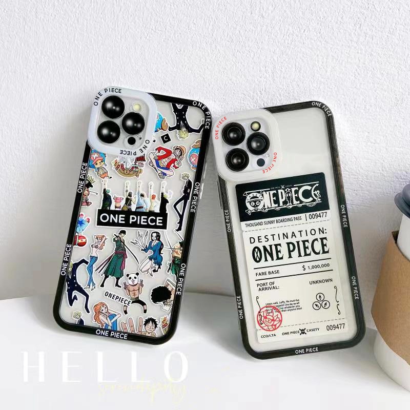 One Piece character case iPhone 12 pro max 12 mini 11 pro max X/Xs max 7/8/SE2020 7plus/8plus Protective camera Casing iPhone