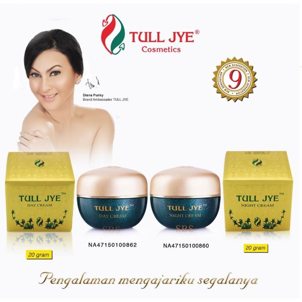 Tull Jye Day / Night cream / Tulljye cream hijau siang malam / set hijau 10gr / 20gr