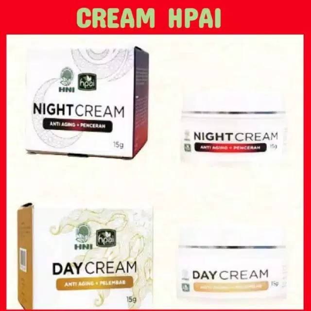 Paket cream hpai - day cream hpai / night cream hpai / cream siang /cream