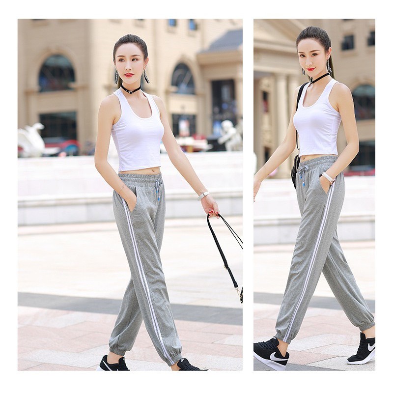 [CLEARANCE] Korean Sport Long Pants Celana Panjang Olahraga  1230 (S/M/L)