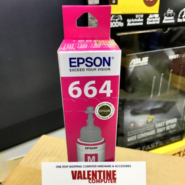 Tinta Epson T664 Magenta L100, L110, L120, L200, L210, L220