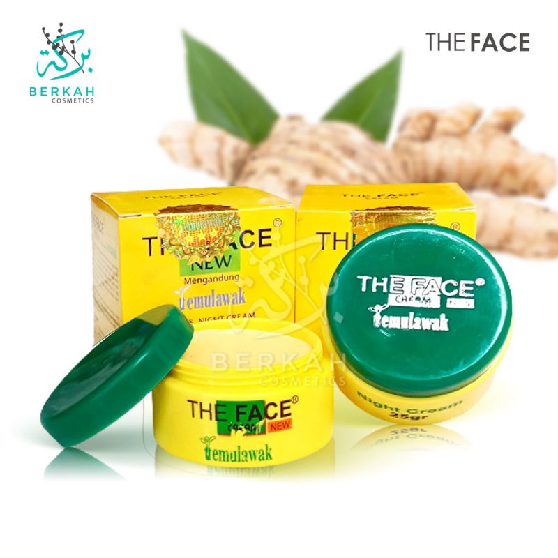 The Face Tamulawak Cream Pencerah Pagi dan Malam 25gr BPOM