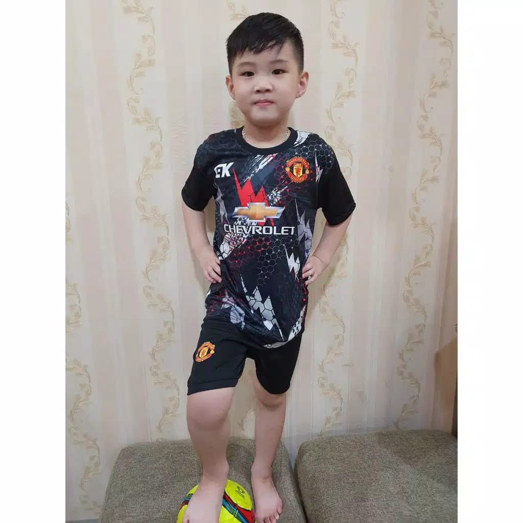 liesport5 SETELAN BAJU BOLA ANAK SETELAN JERSEY ANAK SML