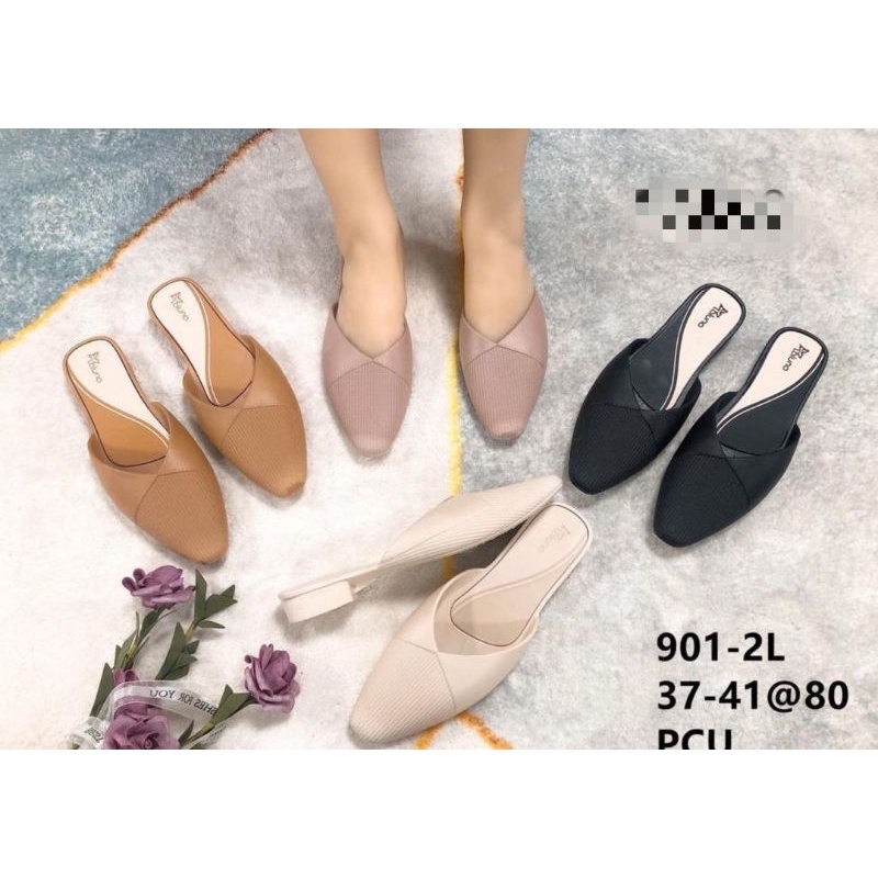 sandal selop jelly wanita import Laluna 901