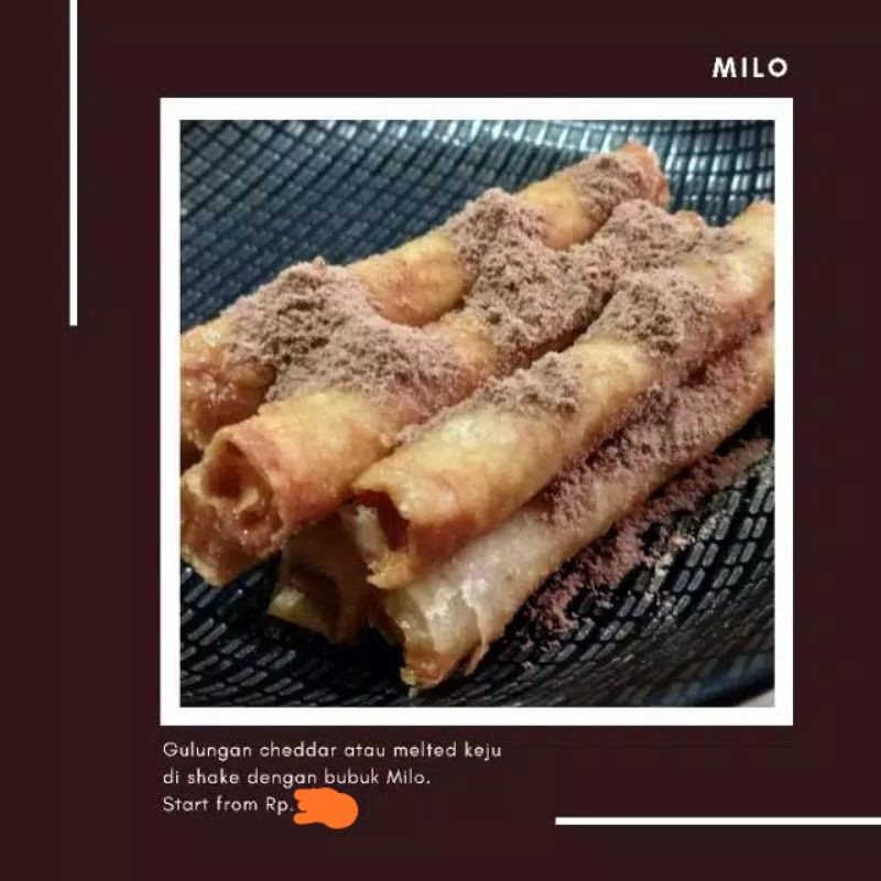 

FROZEN CHEESE ROLL by CHIKHAIFOOD.. HARGA PER SATUAN MINIMAL ORDER 1 PACK ISI 12 PCS
