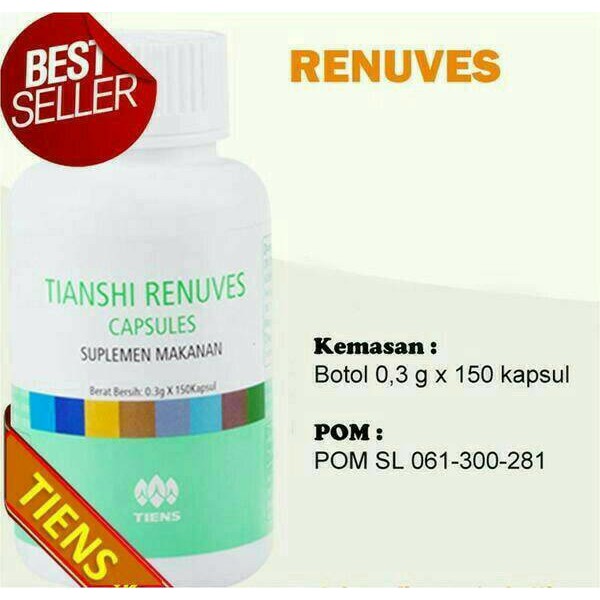 Renuves Capsules Tiens Isi 150 Kapsul 100% Original | Antioksidan