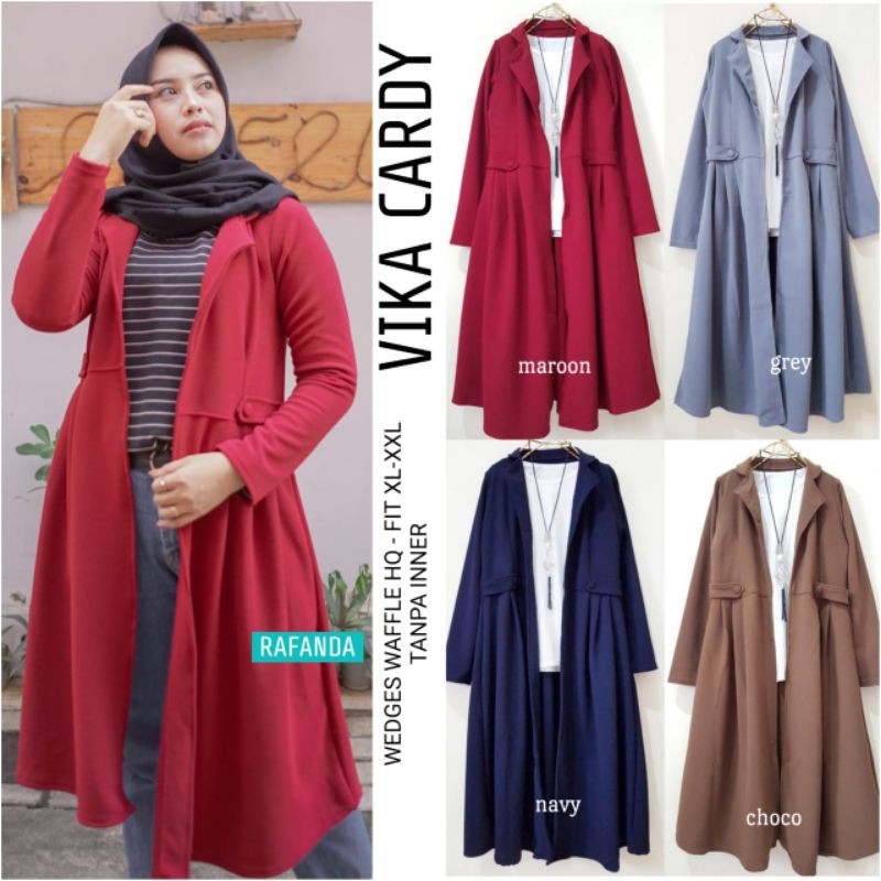 vika cardy waffle tanpa inner.