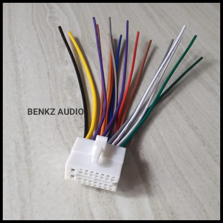 Soket Headunit Clarion Kabel Socket Audio Tape Mobil Clarion Male