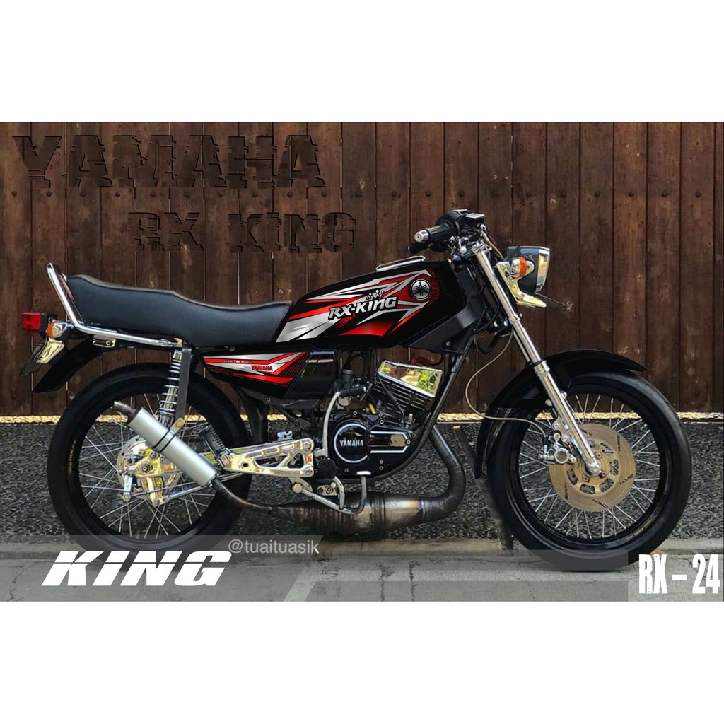 ( COD )TERLARIS Striping RX King Variasi Stiker Les Motor King