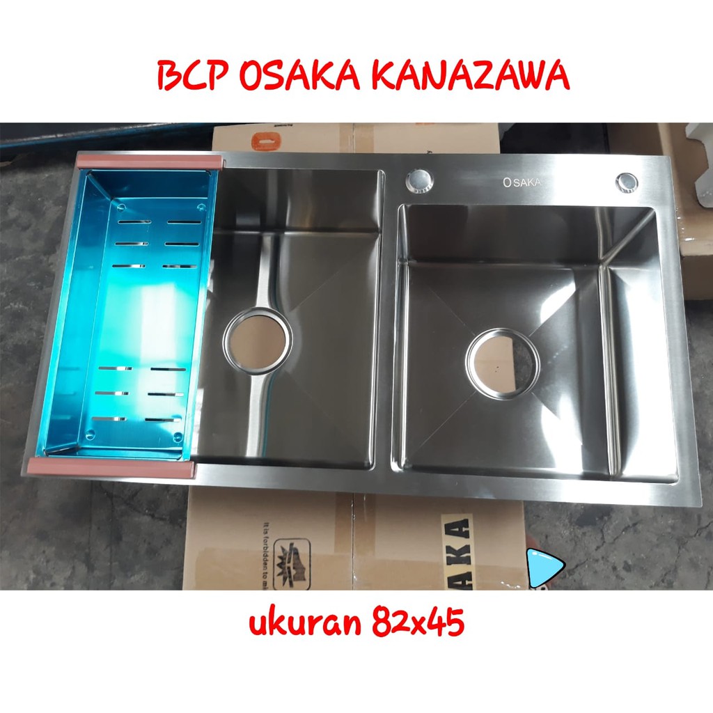 Sink OSAKA Kanazawa 8245 2 Bowl Stainless